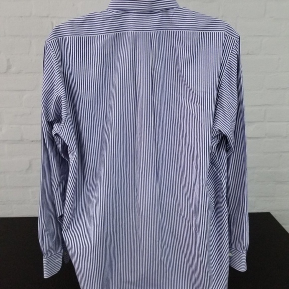 BROOKS BROTHERS Mens Long Sleeve Button Front Sz17 - Picture 7 of 8